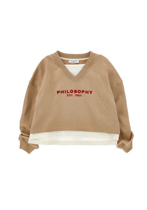 Felpa con logo PHILOSOPHY KIDS | I9H607 80530003